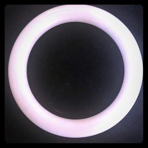 Pure Chinese 100% Natural White Jade Bangle